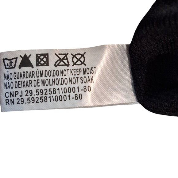 Despi Black Fringe Swimsuit Cover-Up Dress With Gold Sequins & Empire Waist Sz L - Picture 6 of 6